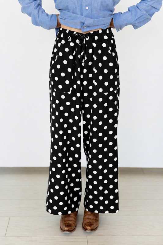 TH2109 BLACK DOT PANT  (7 Pieces)