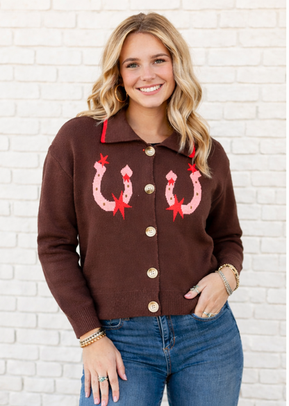 TH3921 DOUBLE HORSESHOE SWEATER(7 Piece)
