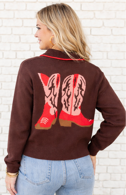TH3921 DOUBLE HORSESHOE SWEATER(7 Piece)