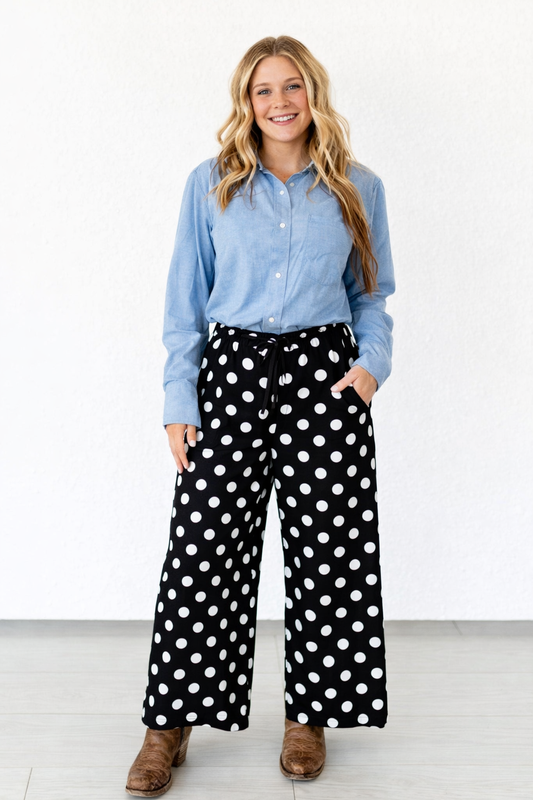 TH2109 BLACK DOT PANT  (7 Pieces)