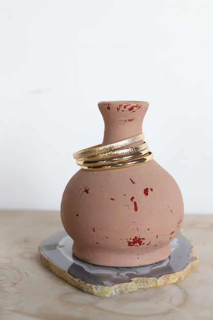 164 R1-40 4 SET FAUX GOLD BANGLE SET