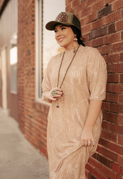 82323 N1-2 AQ GOLD BEAD NL WITH TURQ STONE AND CRYSTAL DANGLE