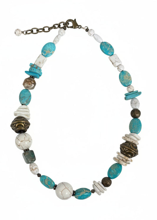 21126 IVORY TURQ AG MULIT HM NL