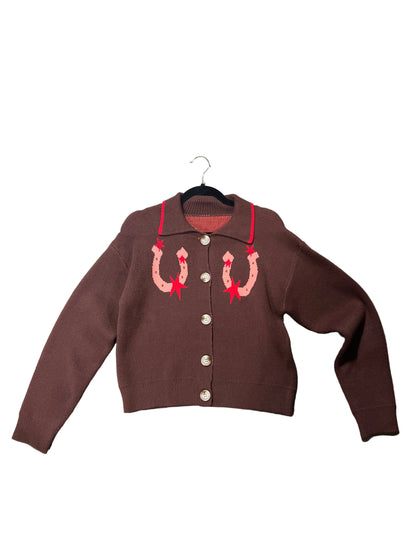 TH3921 DOUBLE HORSESHOE SWEATER(7 Piece)