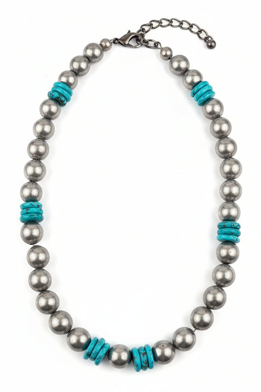 32413 SILVER BED TURQ CHIP NL