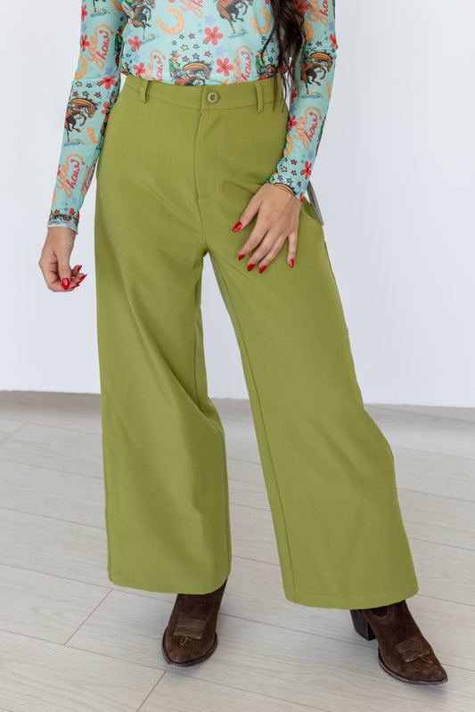 TH514 GREEN Pant  (7 Piece)
