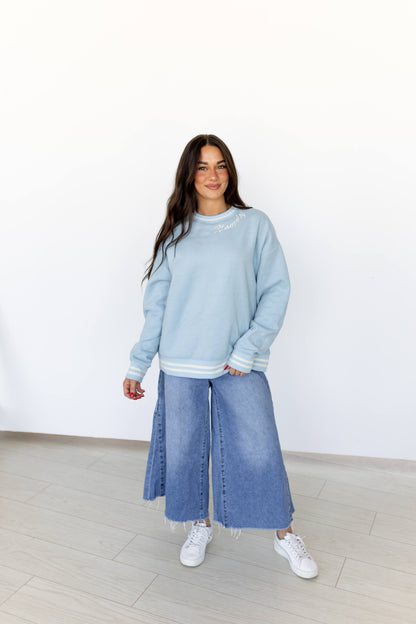 VR200 BLUE  HOWDY SWEATSHIRT (OPEN)