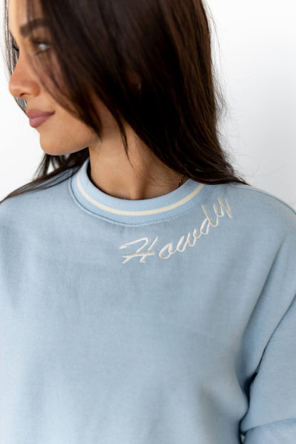 VR200 BLUE  HOWDY SWEATSHIRT (TWEEN)