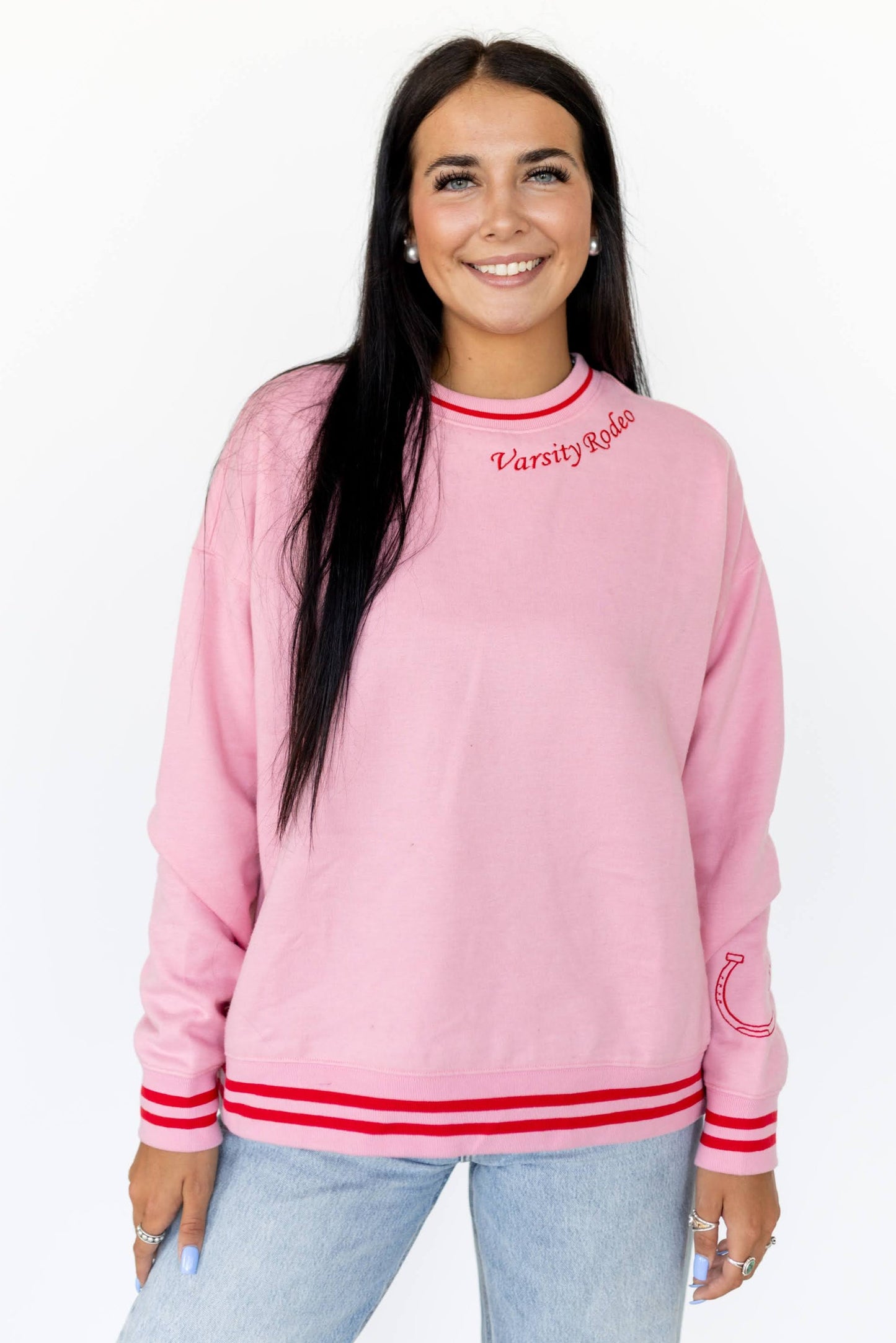 VR200 PINK VR RUNNING HORSE SWEATSHIRT (6 PIECE WOMEN)