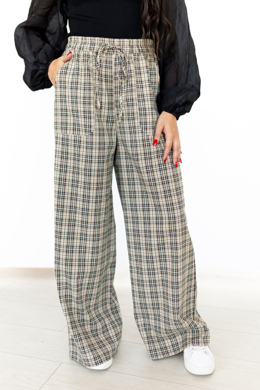 TH2109 PLAID BLACK TAN (7 Piece)