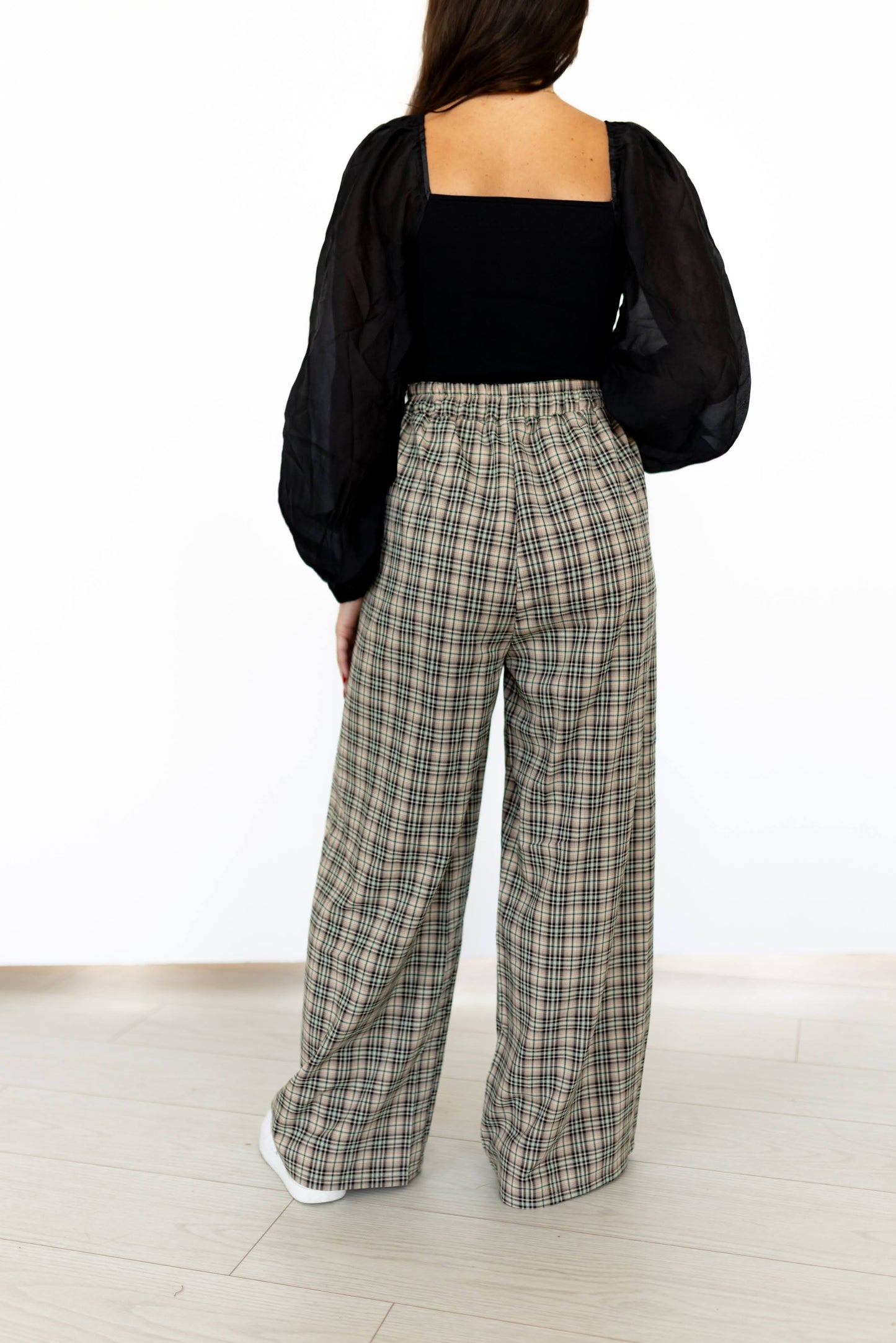 TH2109 PLAID BLACK TAN (7 Piece)