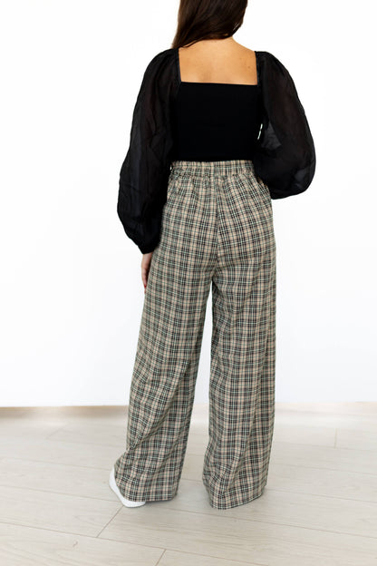 TH2109 PLAID BLACK TAN (7 Piece)