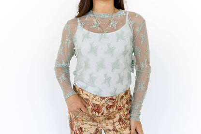 TH1221 R16  LACE TOPS SAGE (7 PIECE)