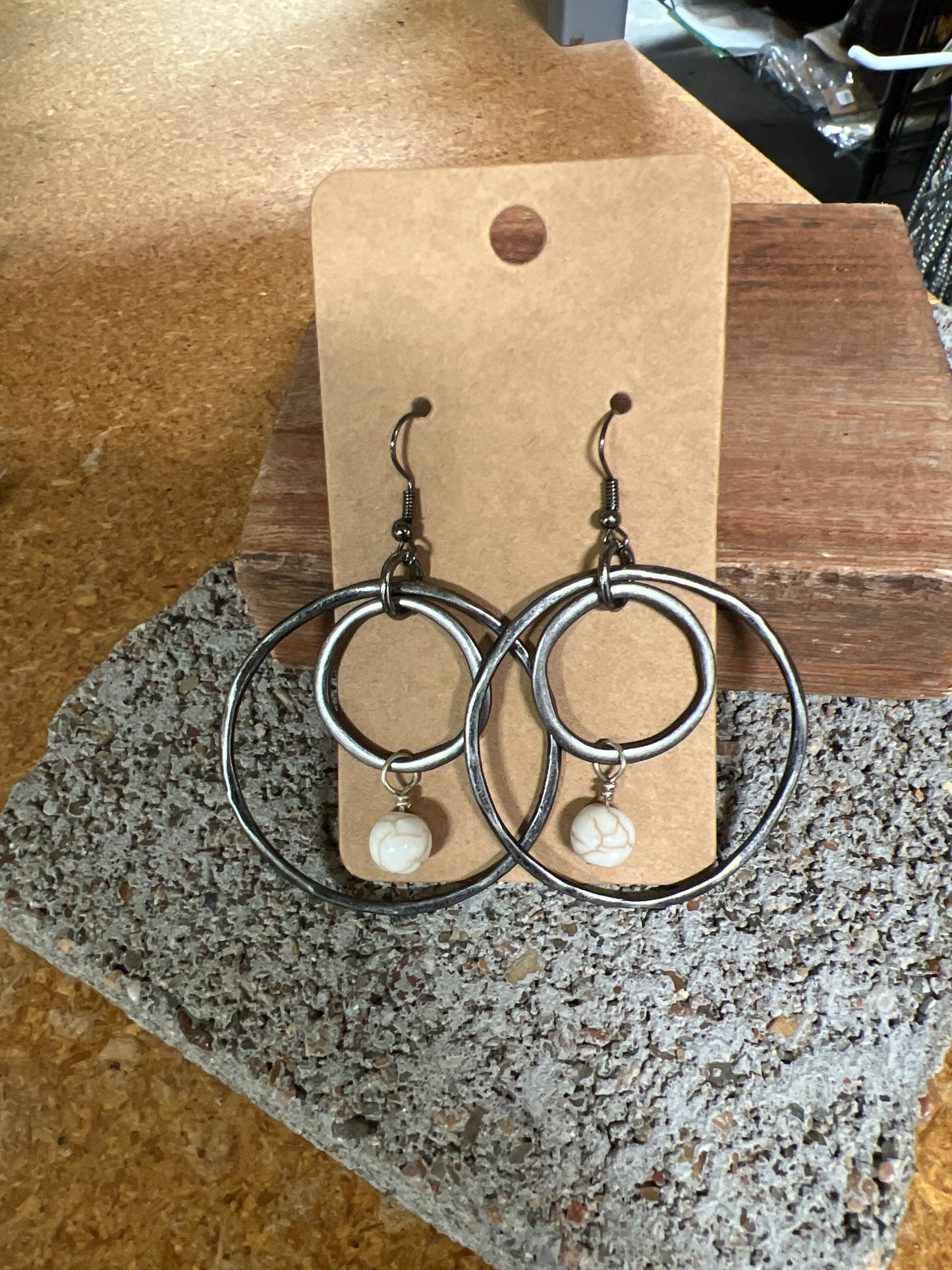 82316 R2-12 AS Bone DOUBLE RING ER