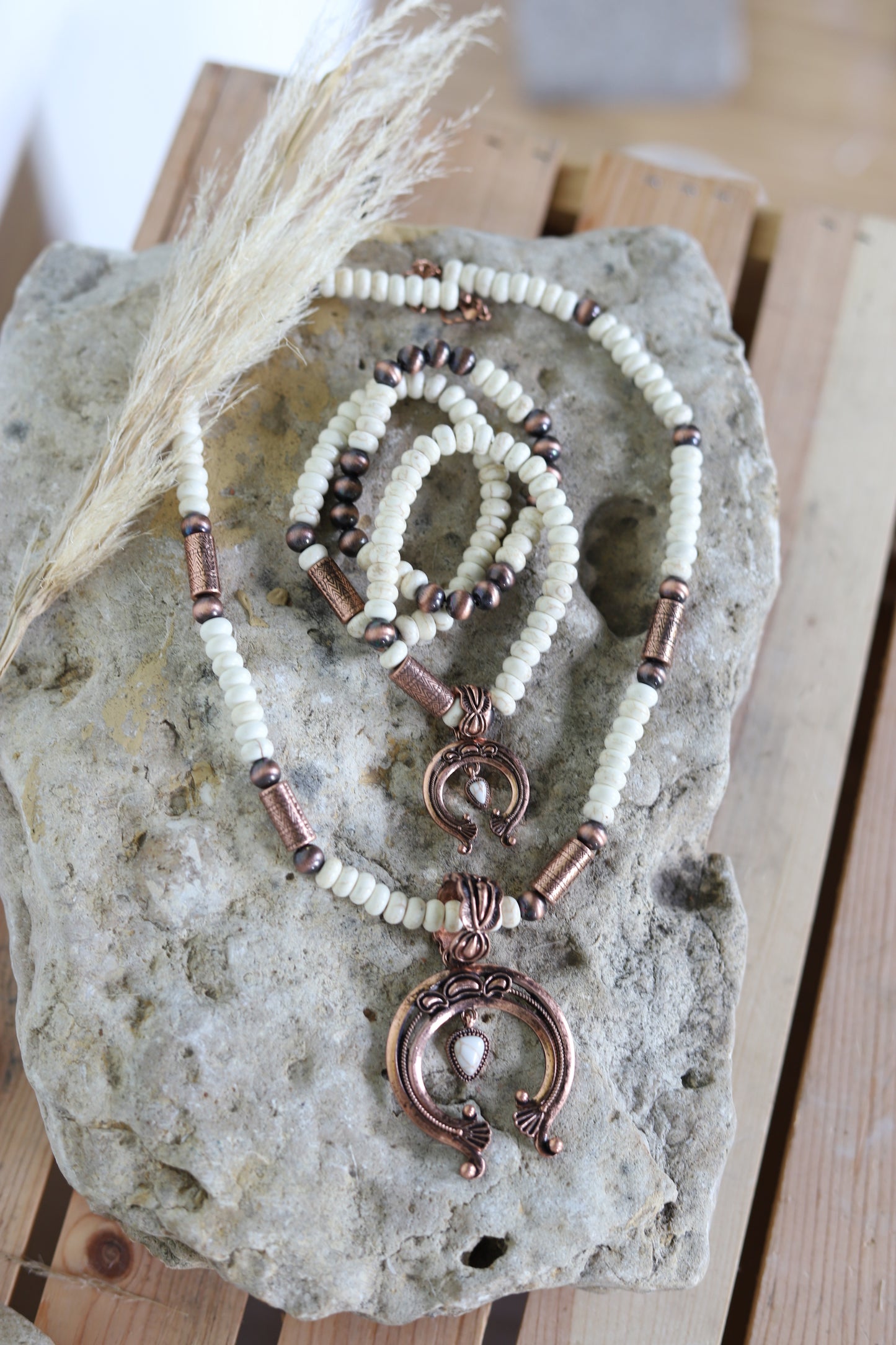 0317 HH140 COPPER SQUASH Beaded Nl