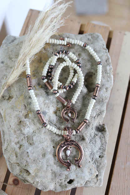 0317 HH140 COPPER SQUASH Beaded Nl