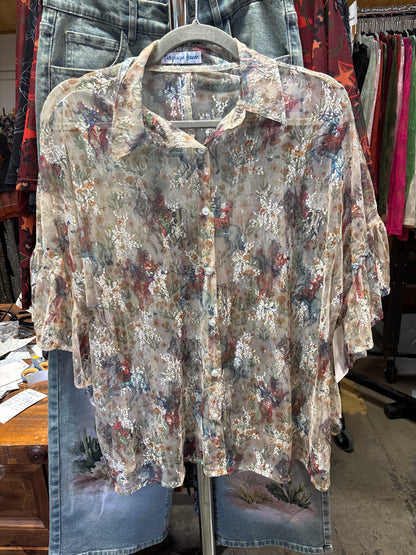 TH2773 IVORY LACE COWBOY TOP (7 PIECE)