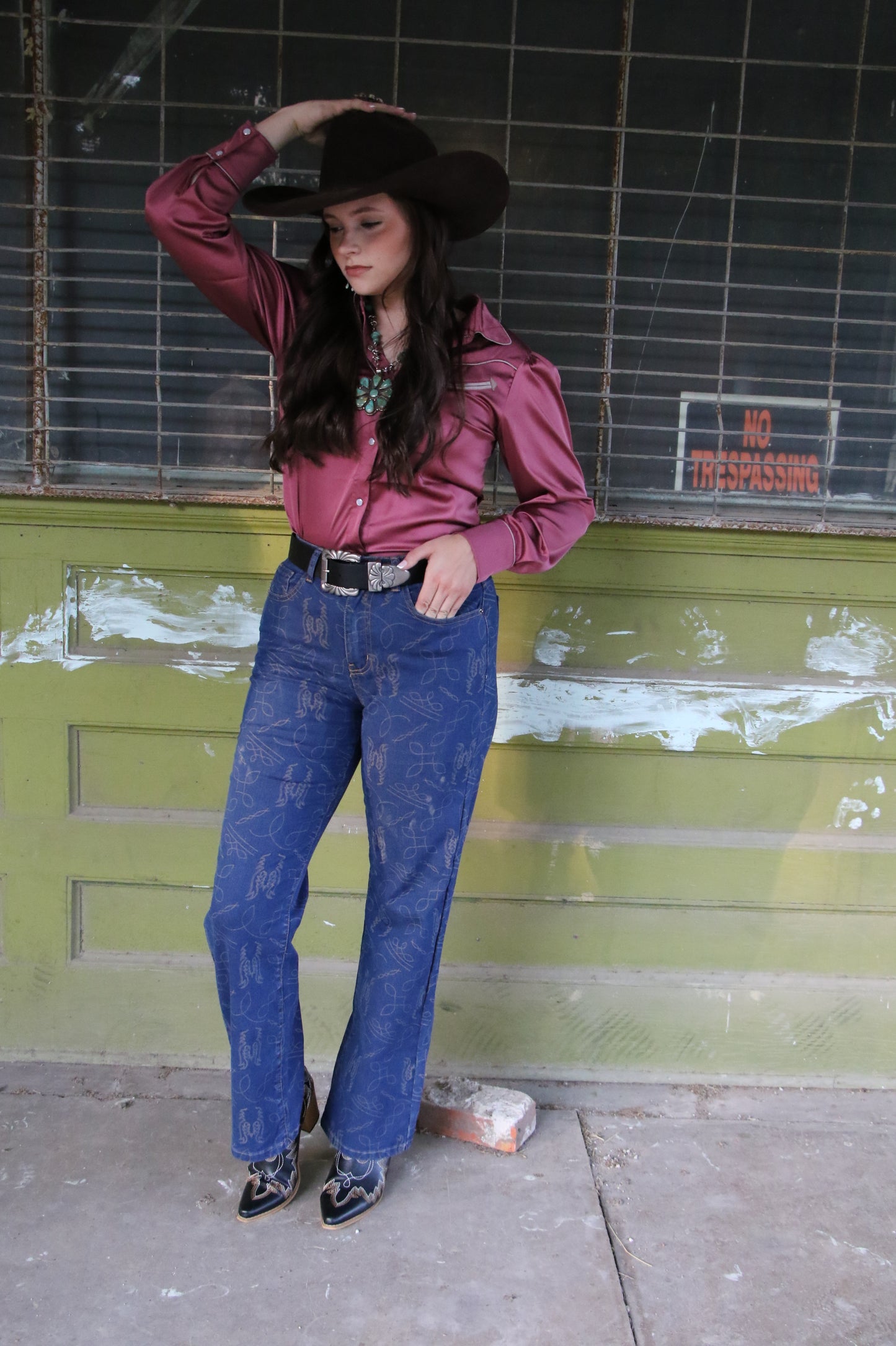 TH409 TROUSER DARK BOOT STICH 26