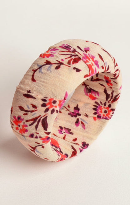 TH1154 FABRIC BANGLE - IVORY