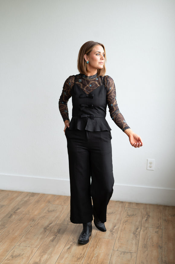 TH514 BLACK BOW SET (7 Piece)