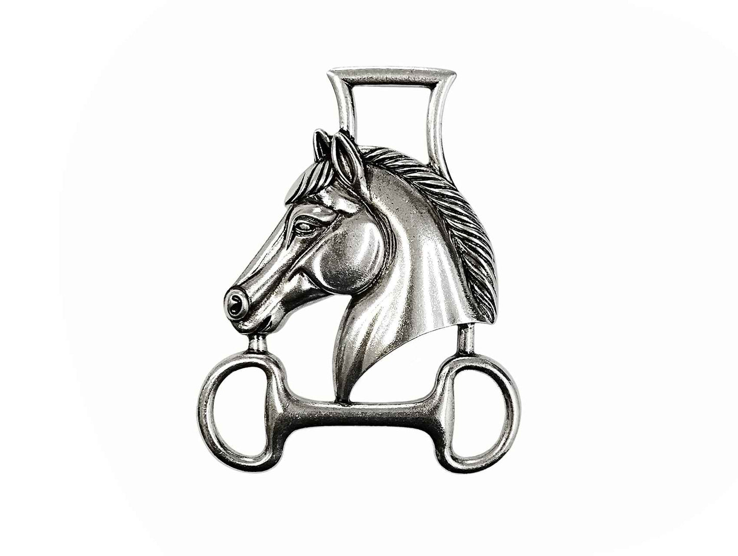 0080 SILVER WESTERN HORSE PENDANT