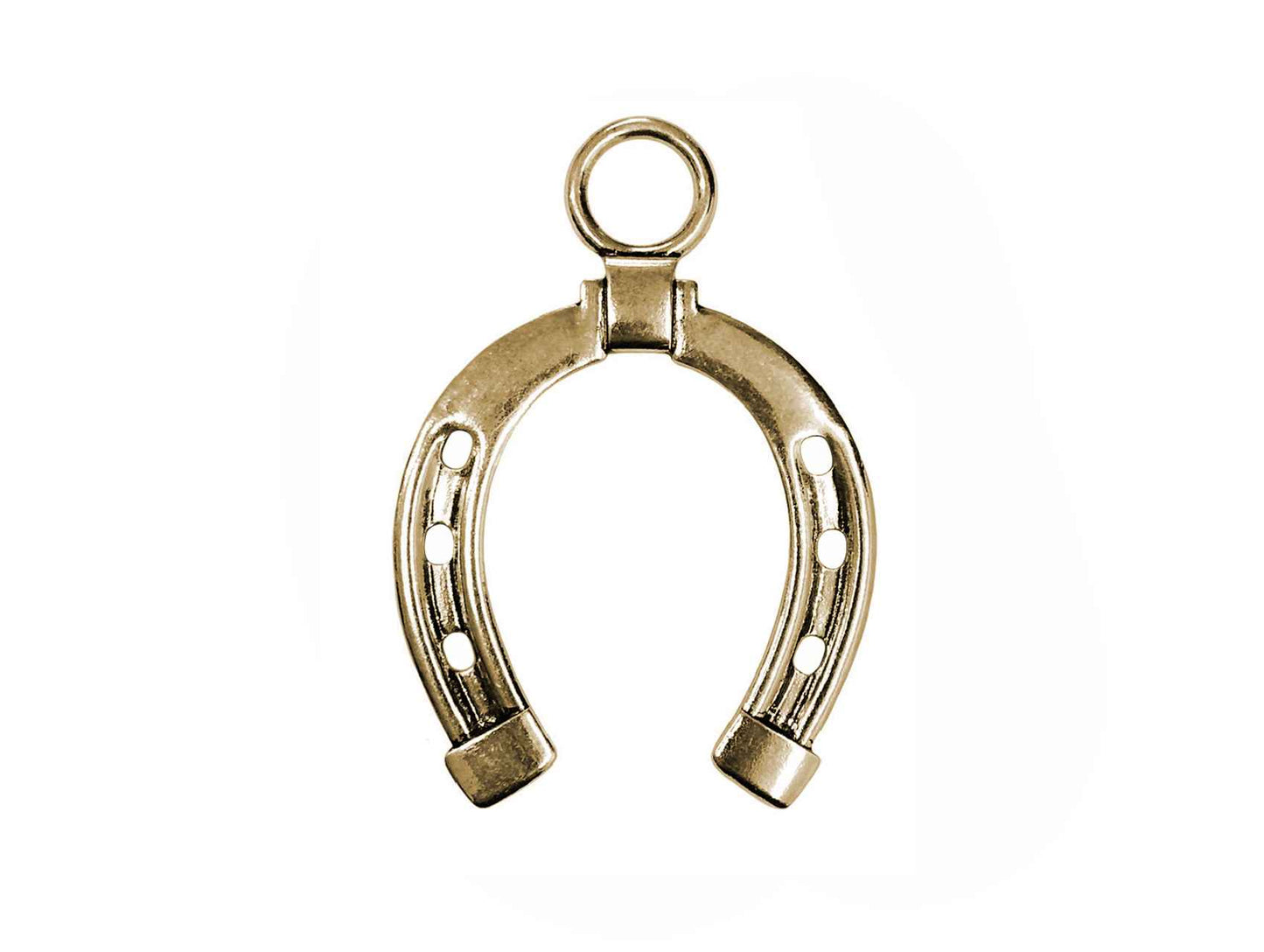 0081 AG WESTERN HORSE GROOVE PENDANT