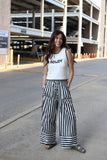 TH2109 BLACK /WHITE STRIPE PANT(7)