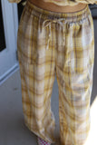 RTS MUSTARD PLAID SET(TOP/BOTTOM)  2-2-2-1 (7)