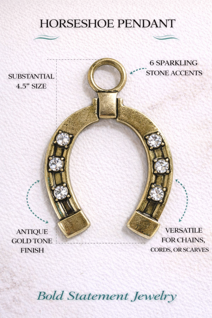 0081 GBCRY WESTERN HORSE GROOVE (PENDANT ONLY)