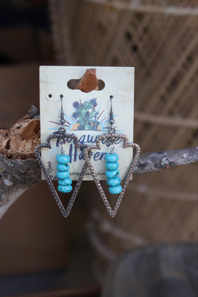 12201  R1-44 Turquiose Arrowhead Er