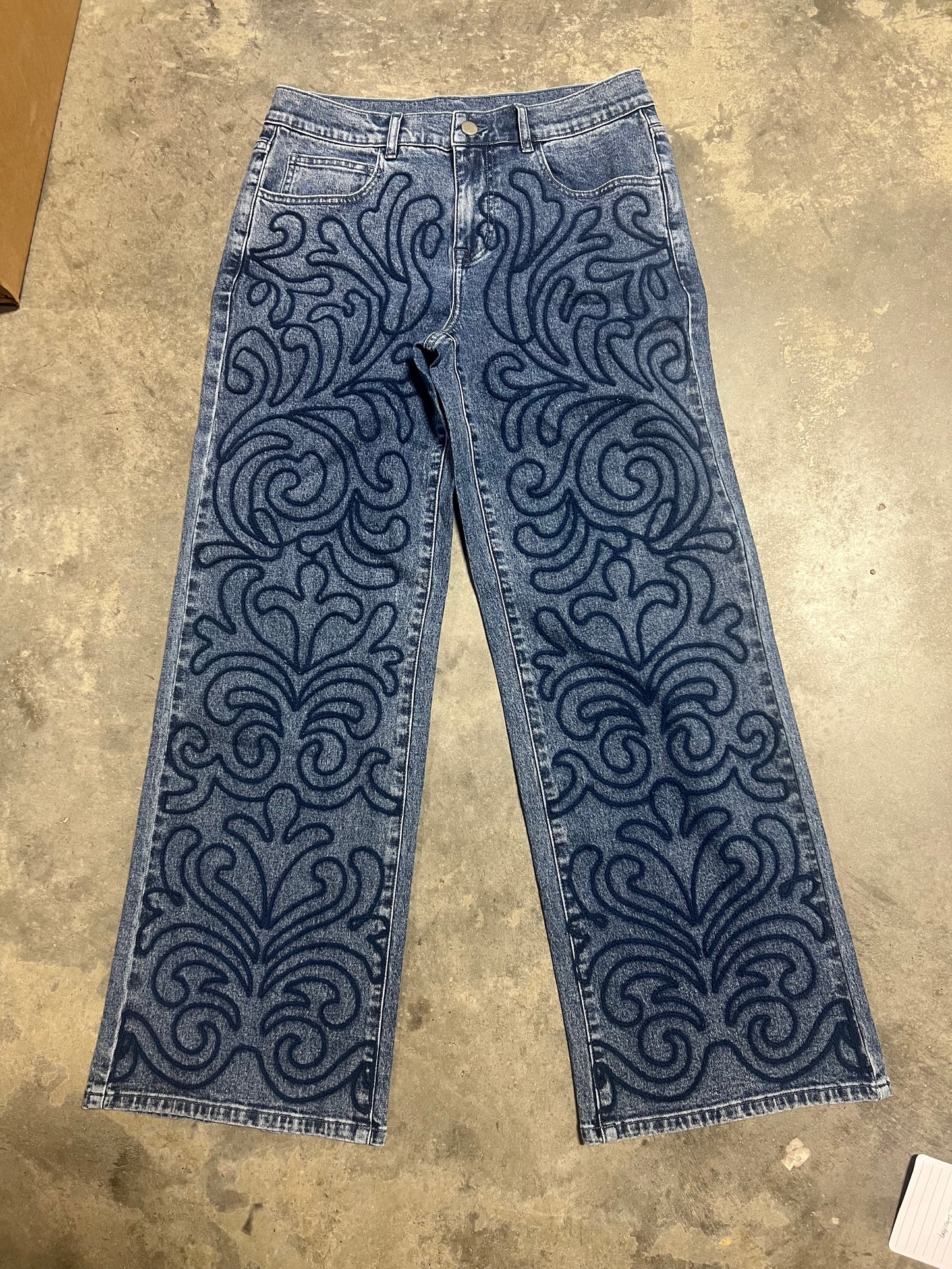 TH017 DENIM SWIRL JEAN ( 7 PIECE)