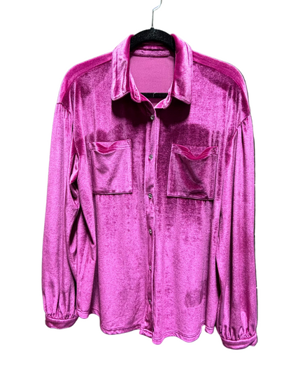 TH2780 PINK VELVET TOP (7 Pieces)