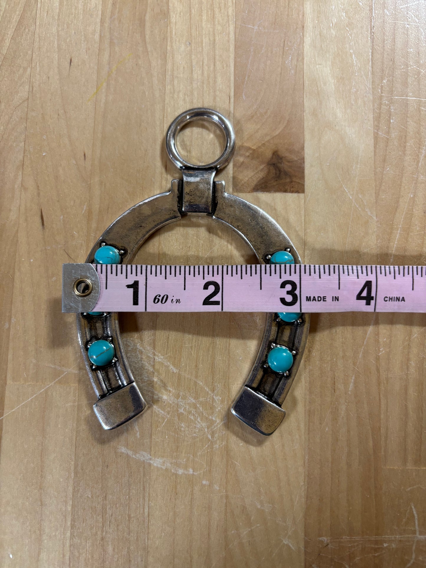 0081 SBTQS WESTERN HORSE GROOVE PENDANT