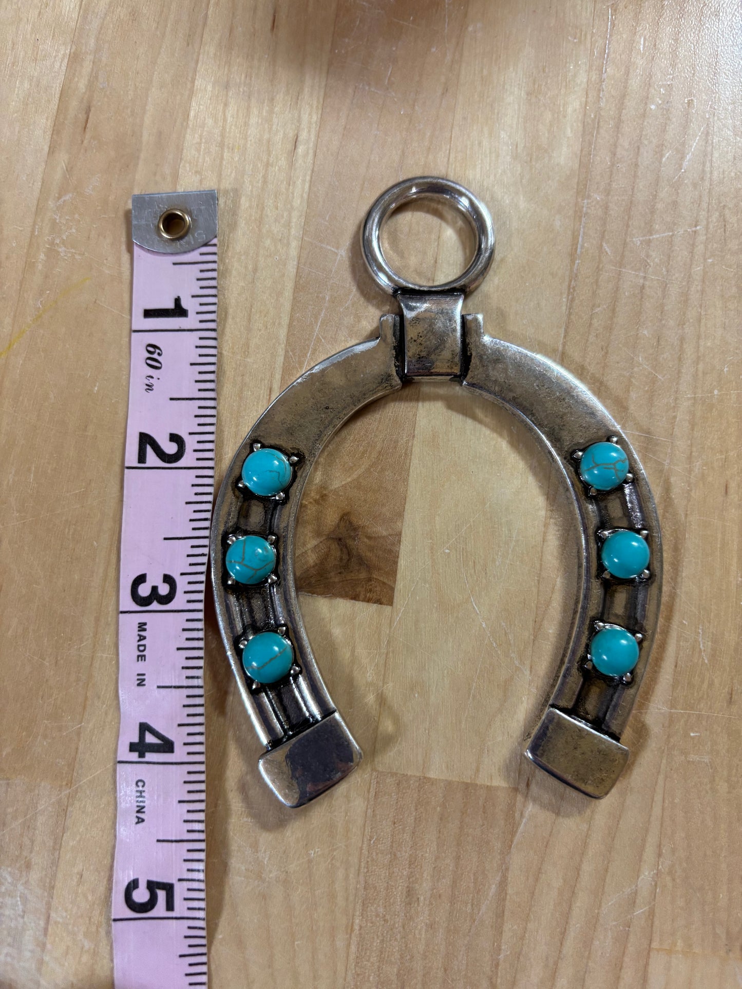 0081 SBTQS WESTERN HORSE GROOVE PENDANT