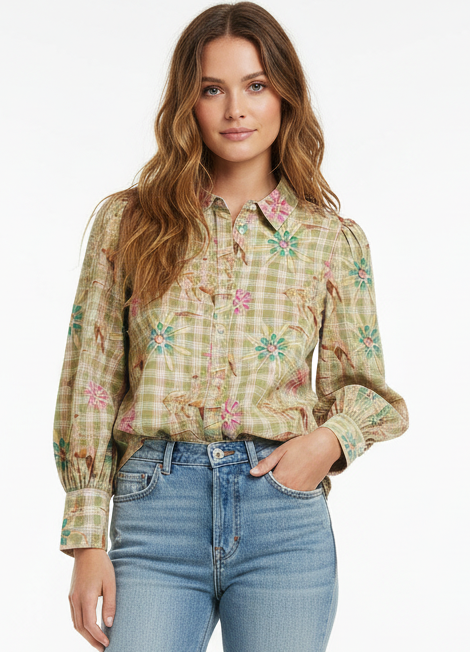 TH11  CONCHO FLOWER COWBOY (7 Piece)