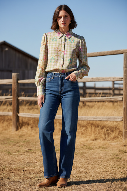 TH11  CONCHO FLOWER COWBOY (7 Piece)
