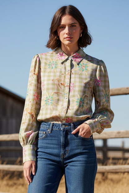 TH11  CONCHO FLOWER COWBOY (7 Piece)