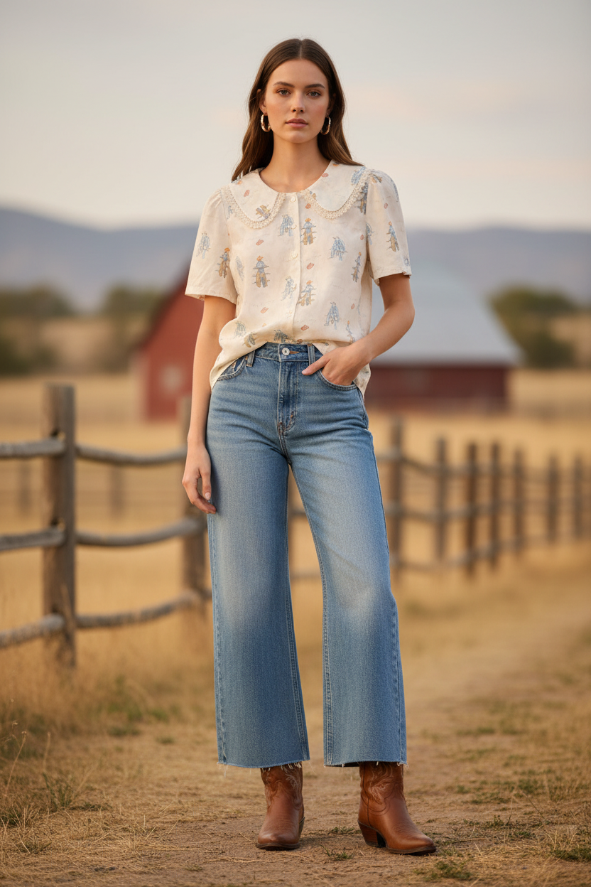 TH2782 FENCE LINE COWBOY(7 Piece)