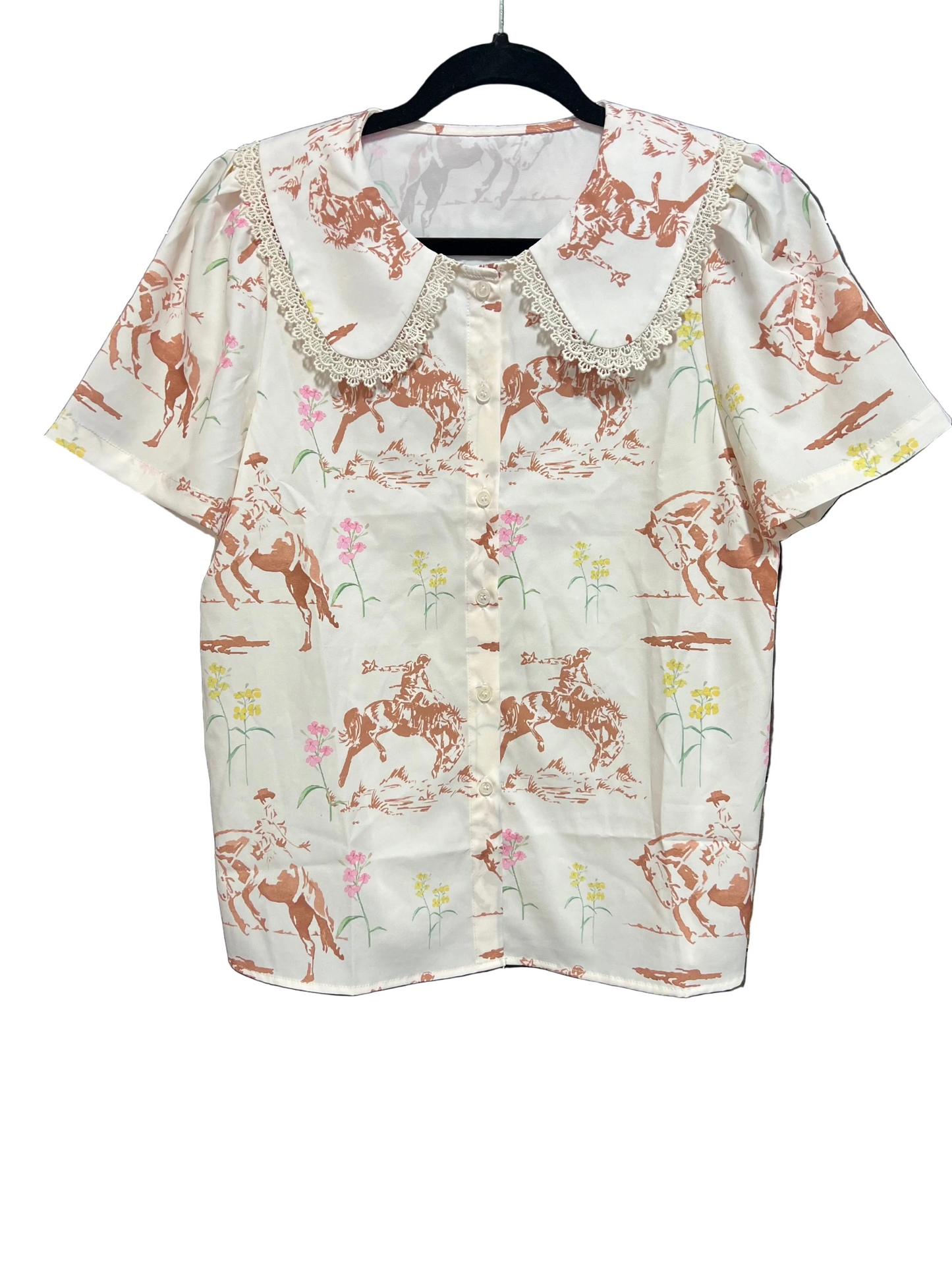 TH2782 FLORAL BUCKING HORSE (7 Piece)