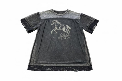 TH237 WILD HORSE TEE LACEOVER (7 PIECE)