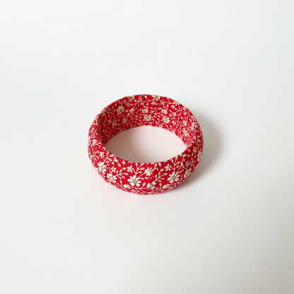 TH1154 FABRIC BANGLE - RED