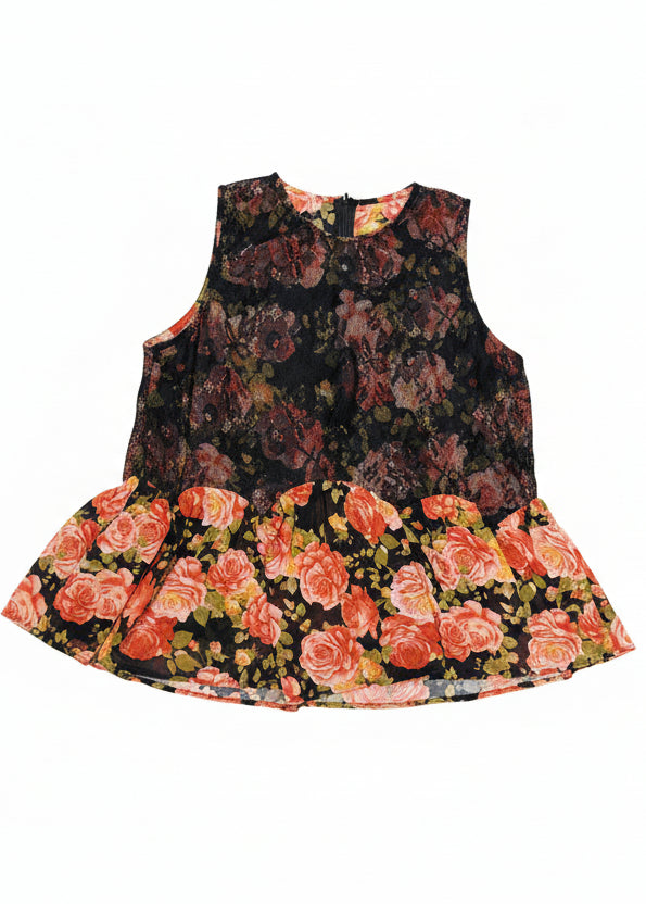 TH2534 ROSE LACE TOP  (7 Piece)