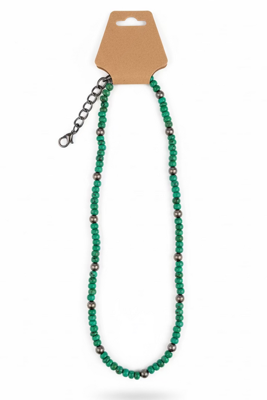 HANDMADE GREEN BEAD NL