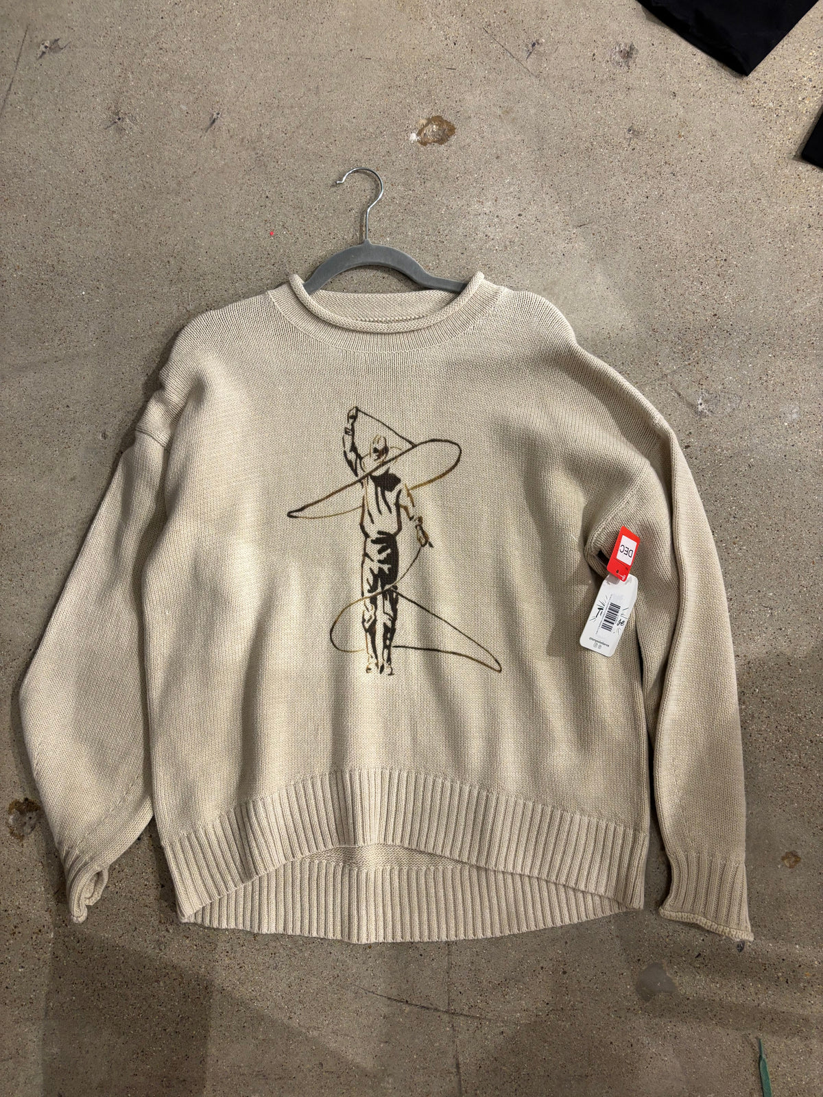 TH8772 ROPING COWBOY SWEATER (7 PIECE)