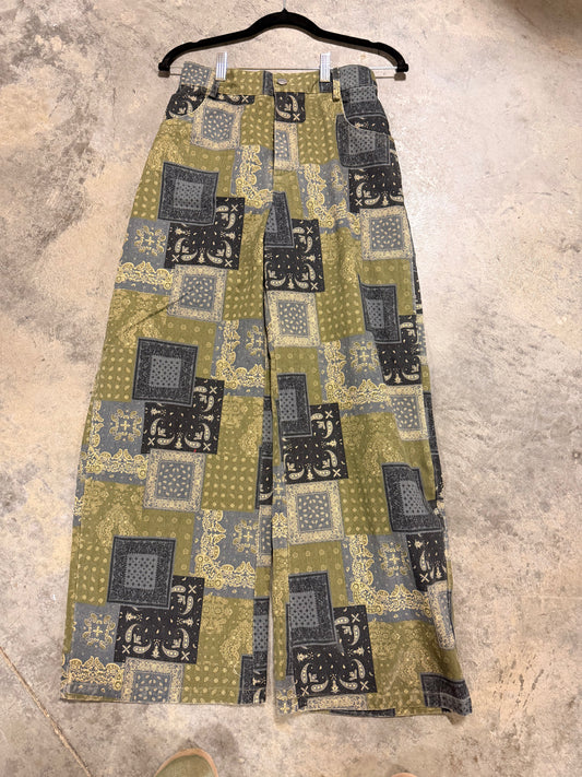 TH65 BLUE GREEN BANDANA (8 PIECE)