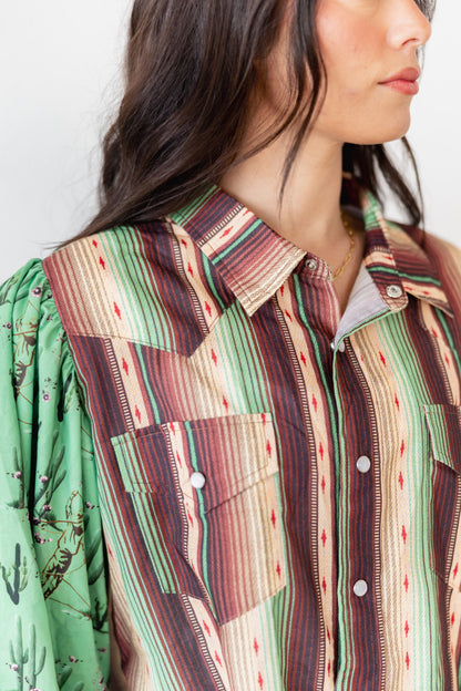 TH102 CACTUS SERAPE  (7 PIECE)