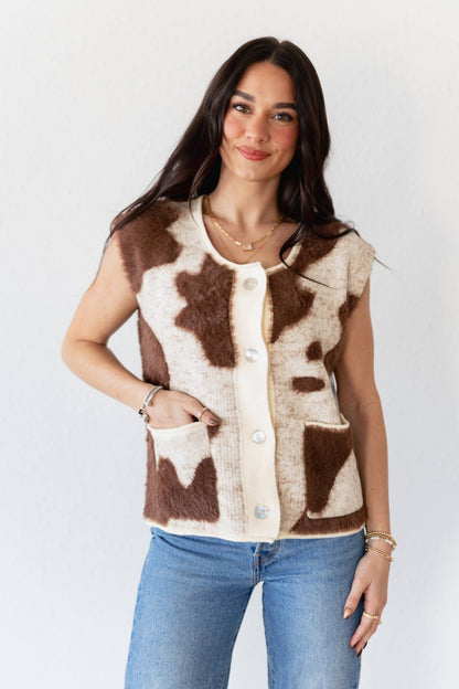 TH COW SWEATER VEST (7 Piece)