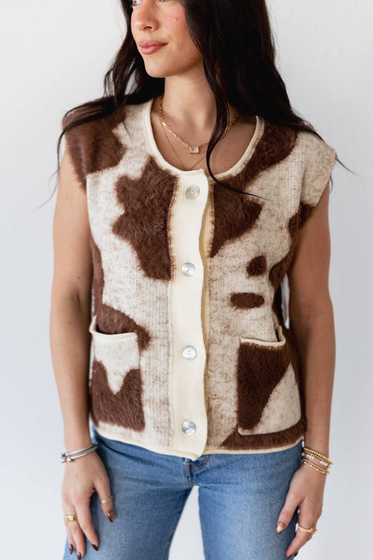 TH COW SWEATER VEST (7 Piece)