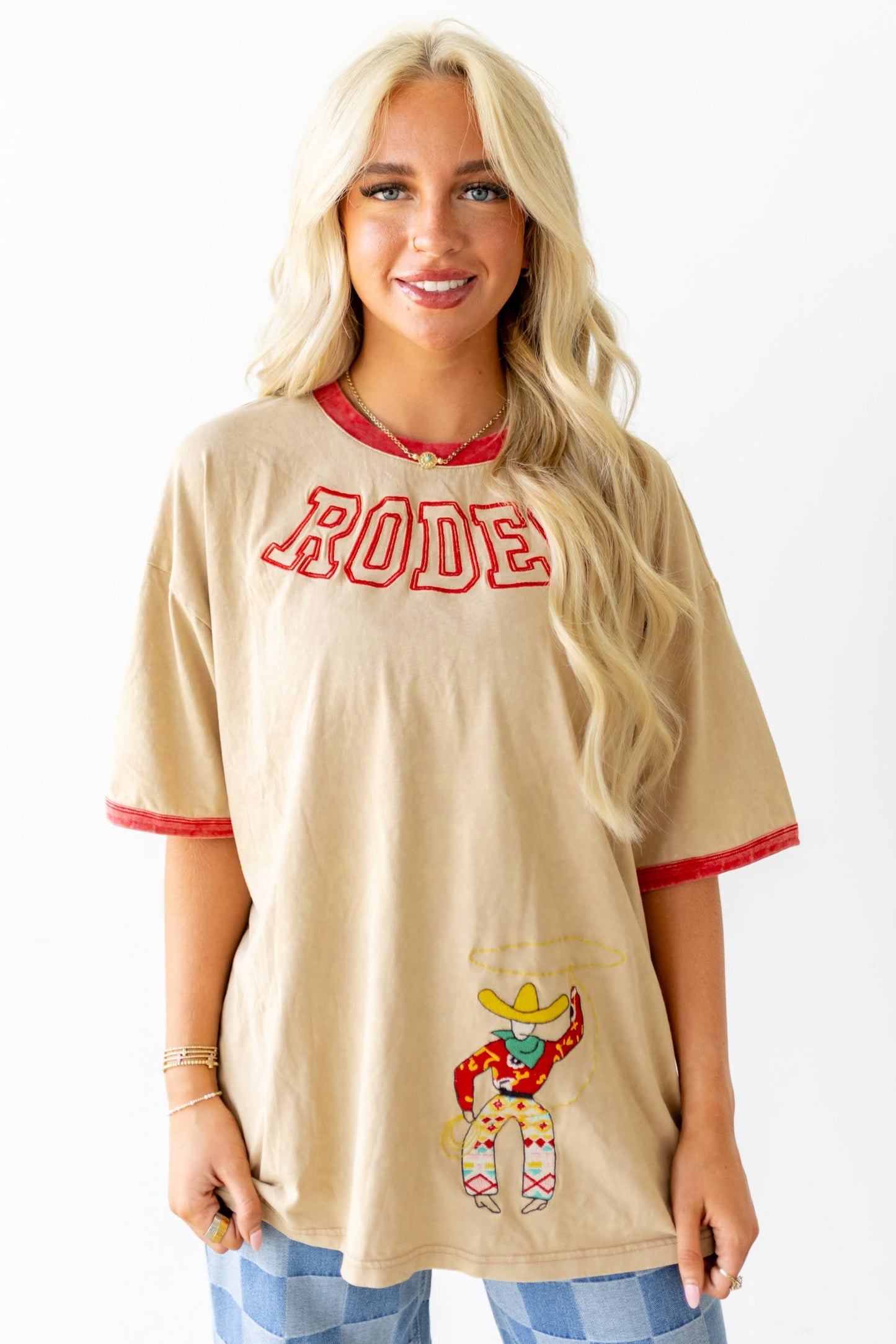 VR1 RED RINGER RODEO TEE(7 PIECE- WOMEN)