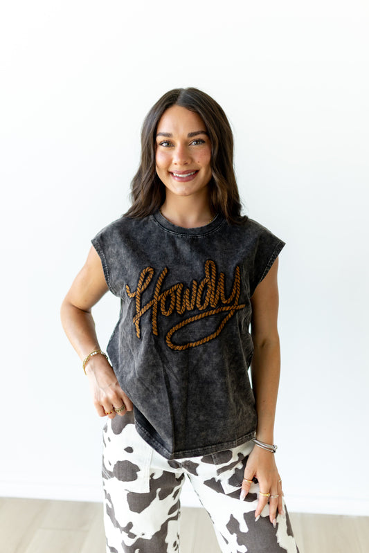 VR3 HOWDY VINTAGE BLACK TANK(7 PIECE WOMEN)